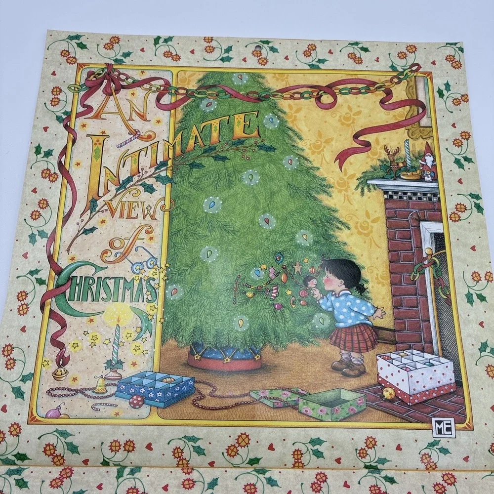 Vintage Mary Engelbreit 1989 Family Traditions Wall Calendar Whimsical Art 12x12